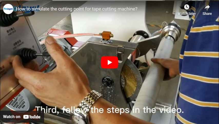 Comment simuler le point de coupe pour la machine de découpe de ruban?