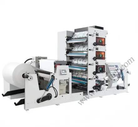 Type empilé machine d'impression flexo