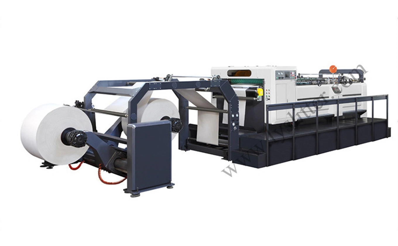Application de Rouleau de Papier Jumbo Haute Vitesse Couteau Rotatif Machine de Découpe de Feuille