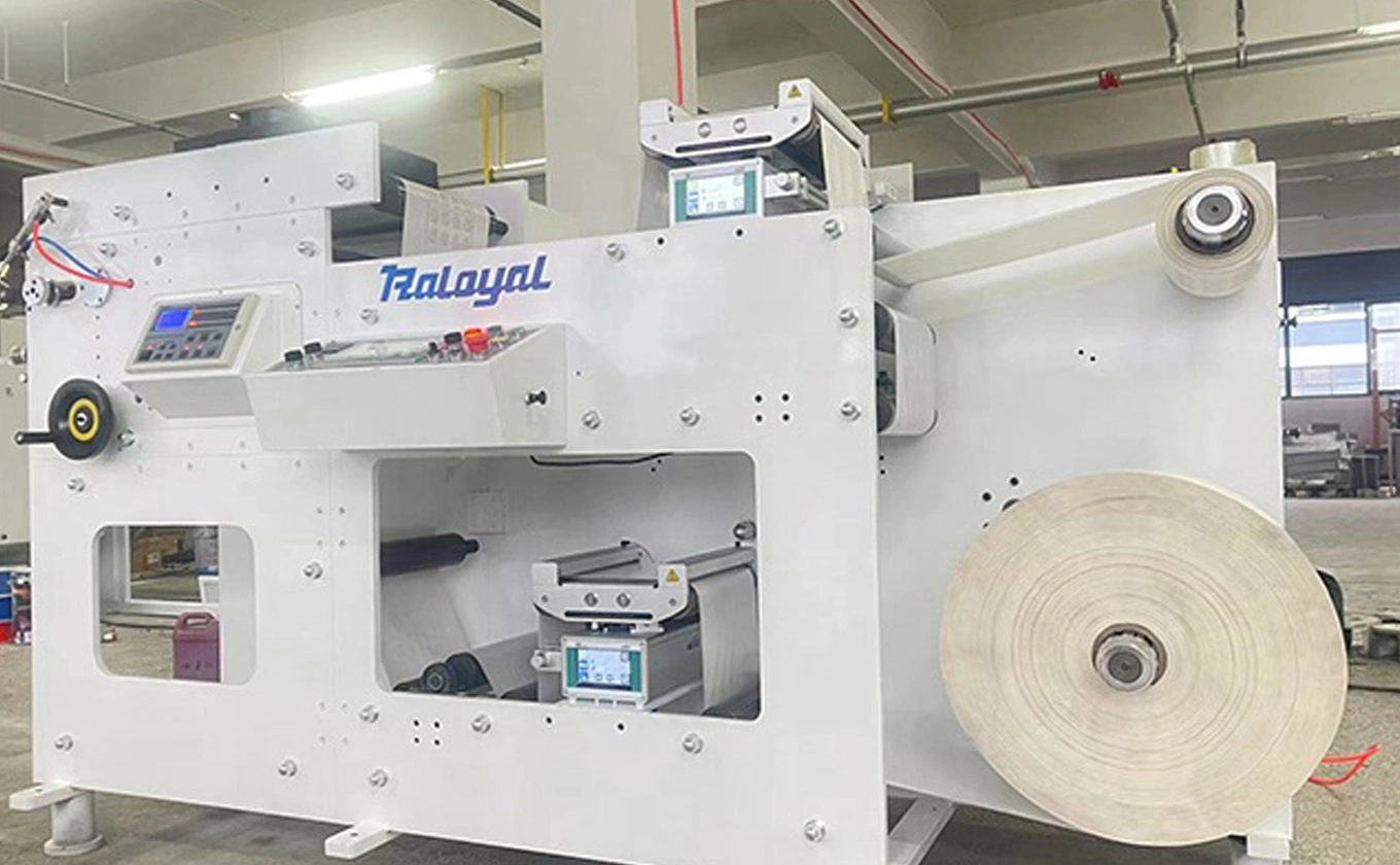 Application de 1 machine d'impression flexographique de vitrage d'étiquette de couleur