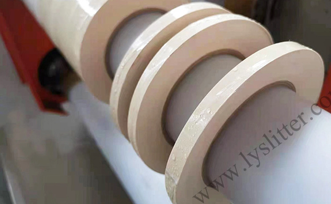 Application de LY-703 2 arbres ruban adhésif bûche machine à paillettes