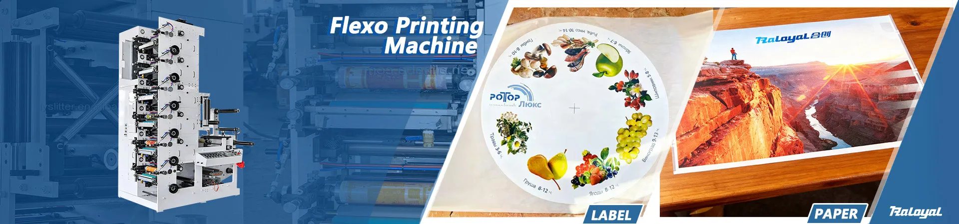 Machine d'impression flexographique