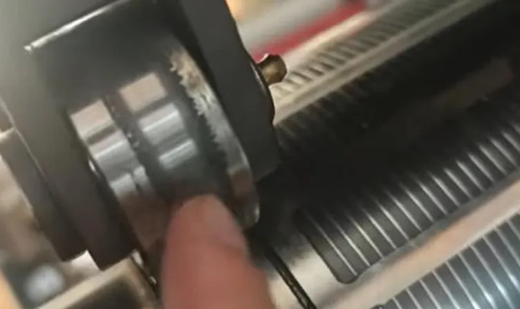 Lubrification de la machine de découpe rotative