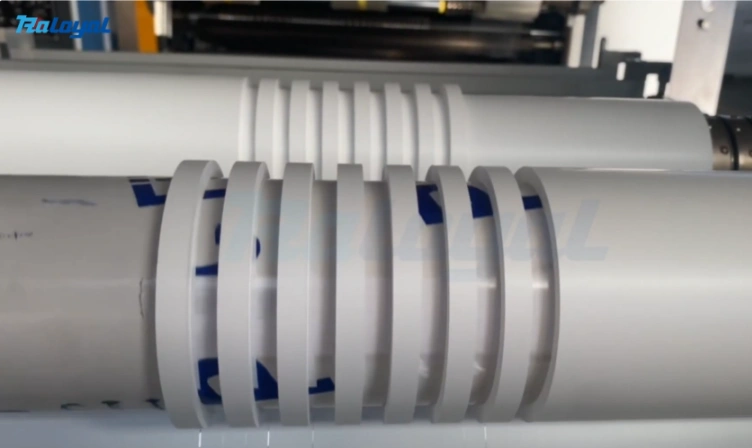 Test du matériau PTFE sur la machine de refendage de la SÉRIE CORE | fendage de précision de 10mm pour le film