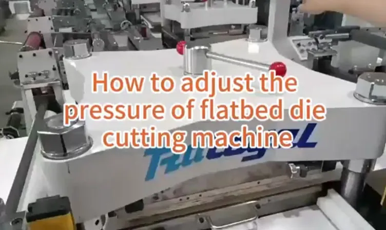 Comment ajuster la pression d'une machine de découpe à plat