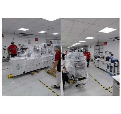 Une machine de découpe à plat arrive au Pérou